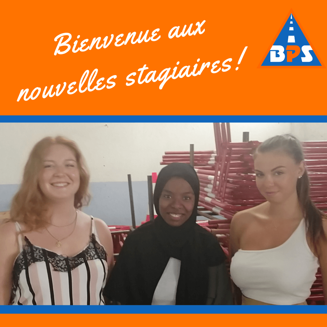 Bienvenue à nos 3 stagiaires !