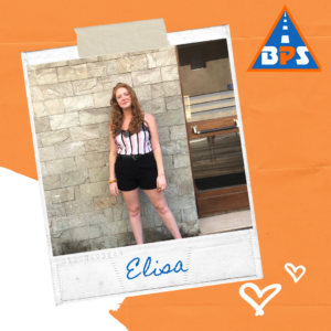Elisa, chargée de communication et stagiaire chez bps 